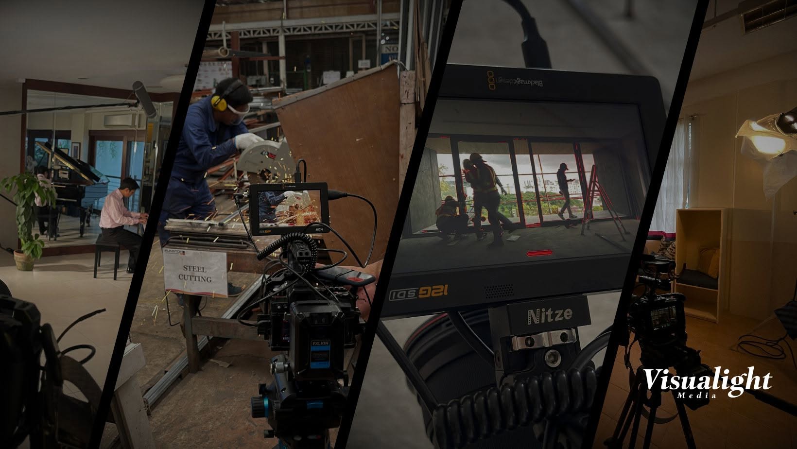Visualight Media 4-panel behind the scenes cinema production